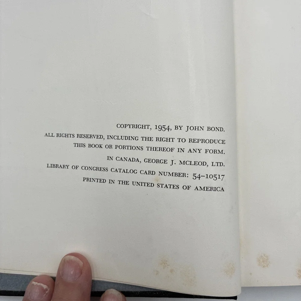Sports Cars in Action John R Bond 1954 Hardcover 1st Ed Vintage Automotive Book